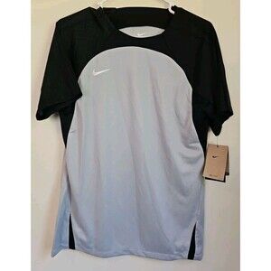 NIKE DRI-FIT Slim Fit Shirt Mens Size M DR0890-012  Gray Black Mesh Back
